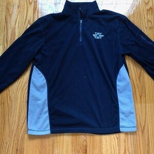 Xavier University Stadium Athletics Navy Blue 1/4 Zip Long Sleeve Sweatshirt XL